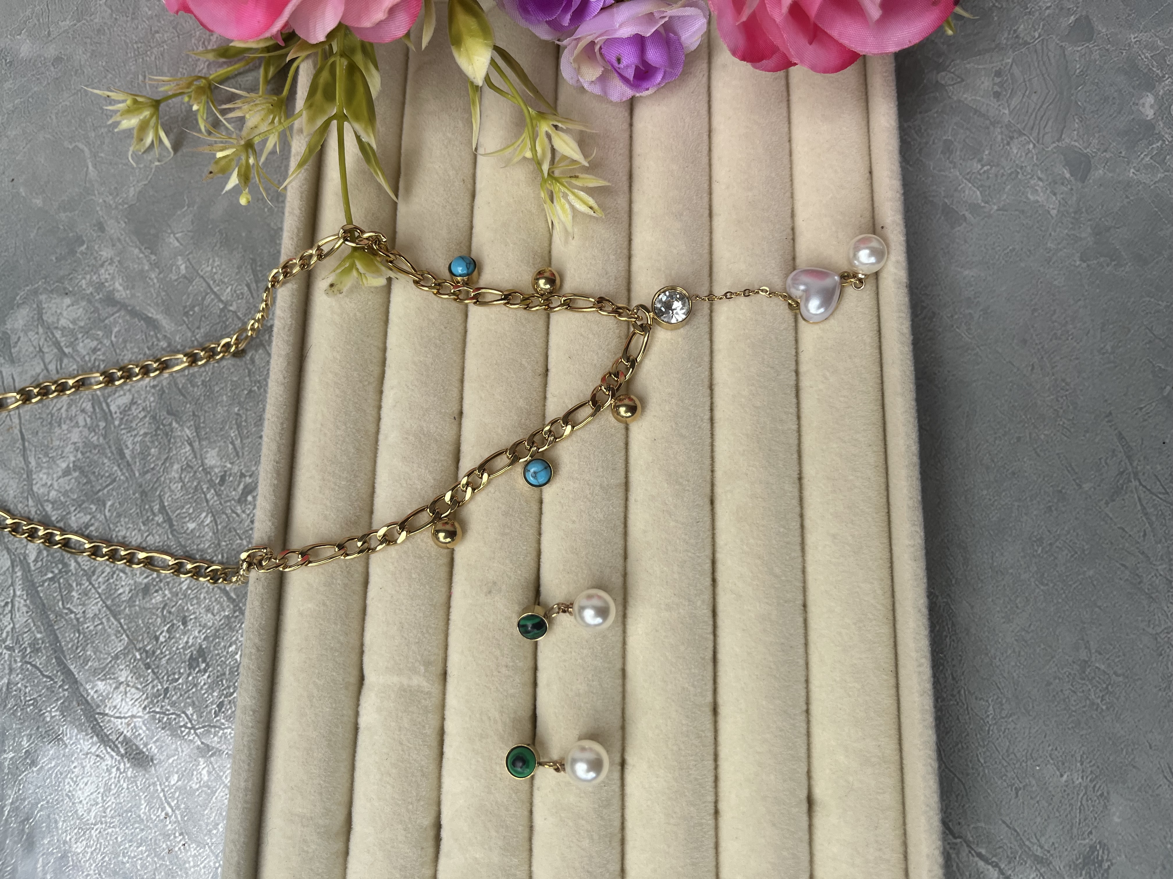 Juego chapado en oro 