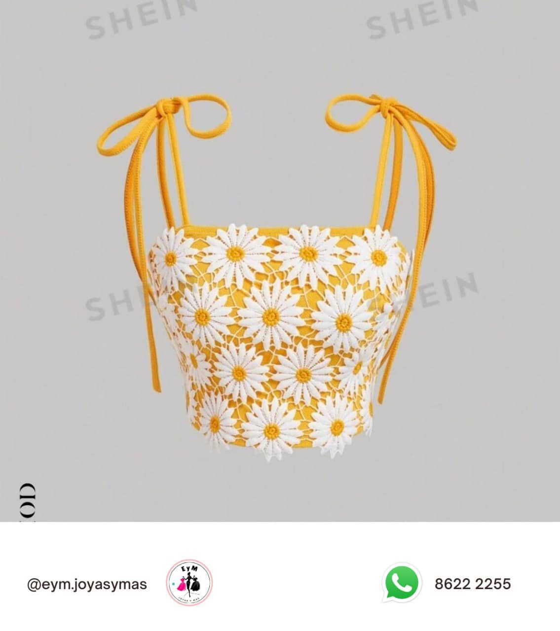 Blusa Flores Margaritas 