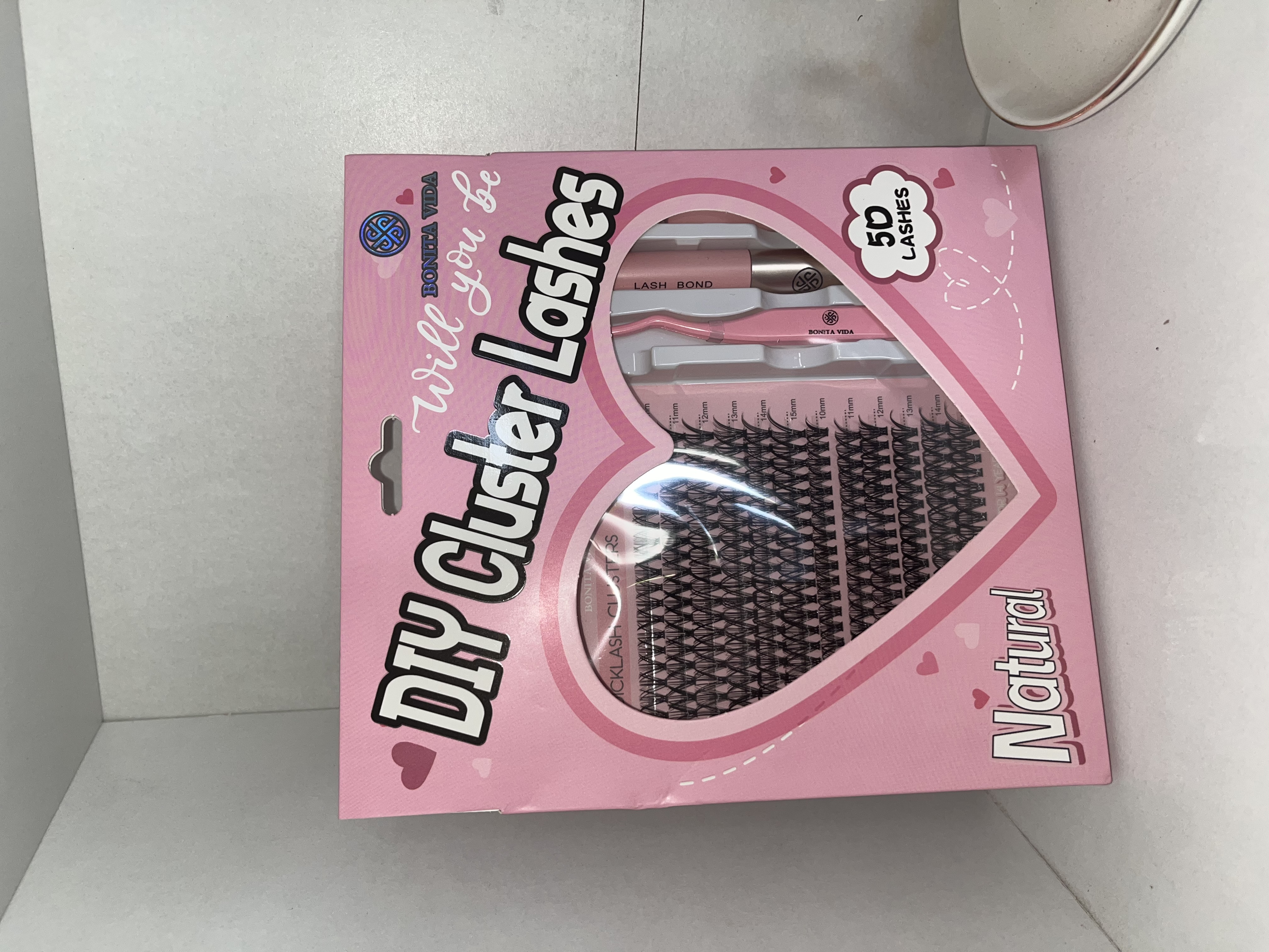 Set de pestañas 2 pegamentos negro blanco pinza y liquidación removedor