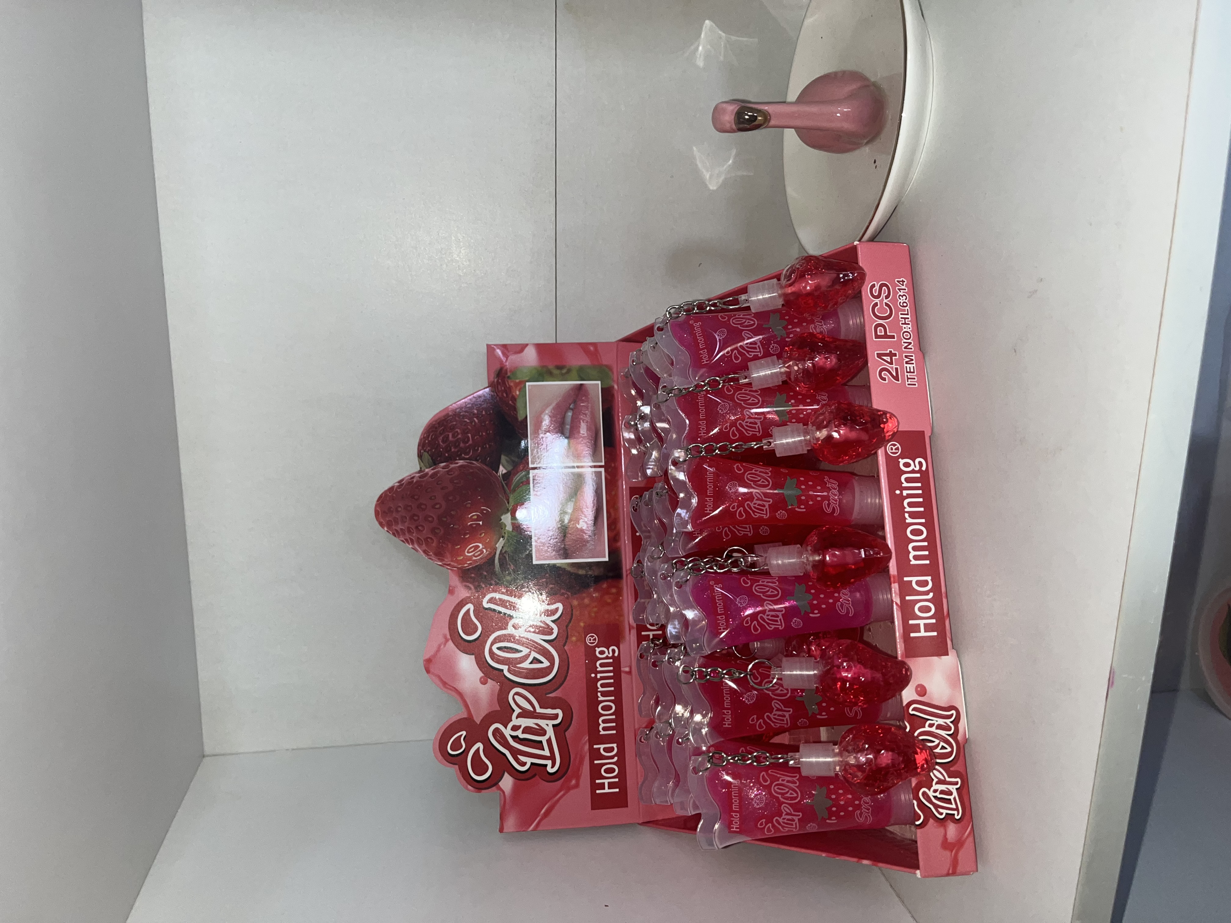 Lip oil Fresas llavero 