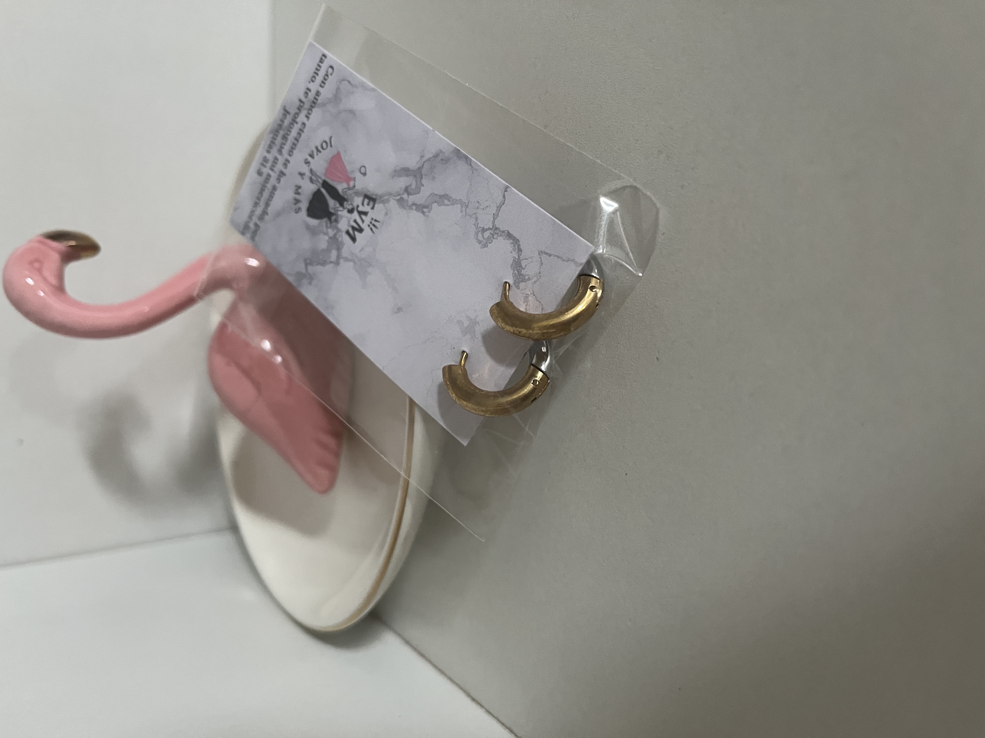 Aretes doble diseño Acero Colombiano 