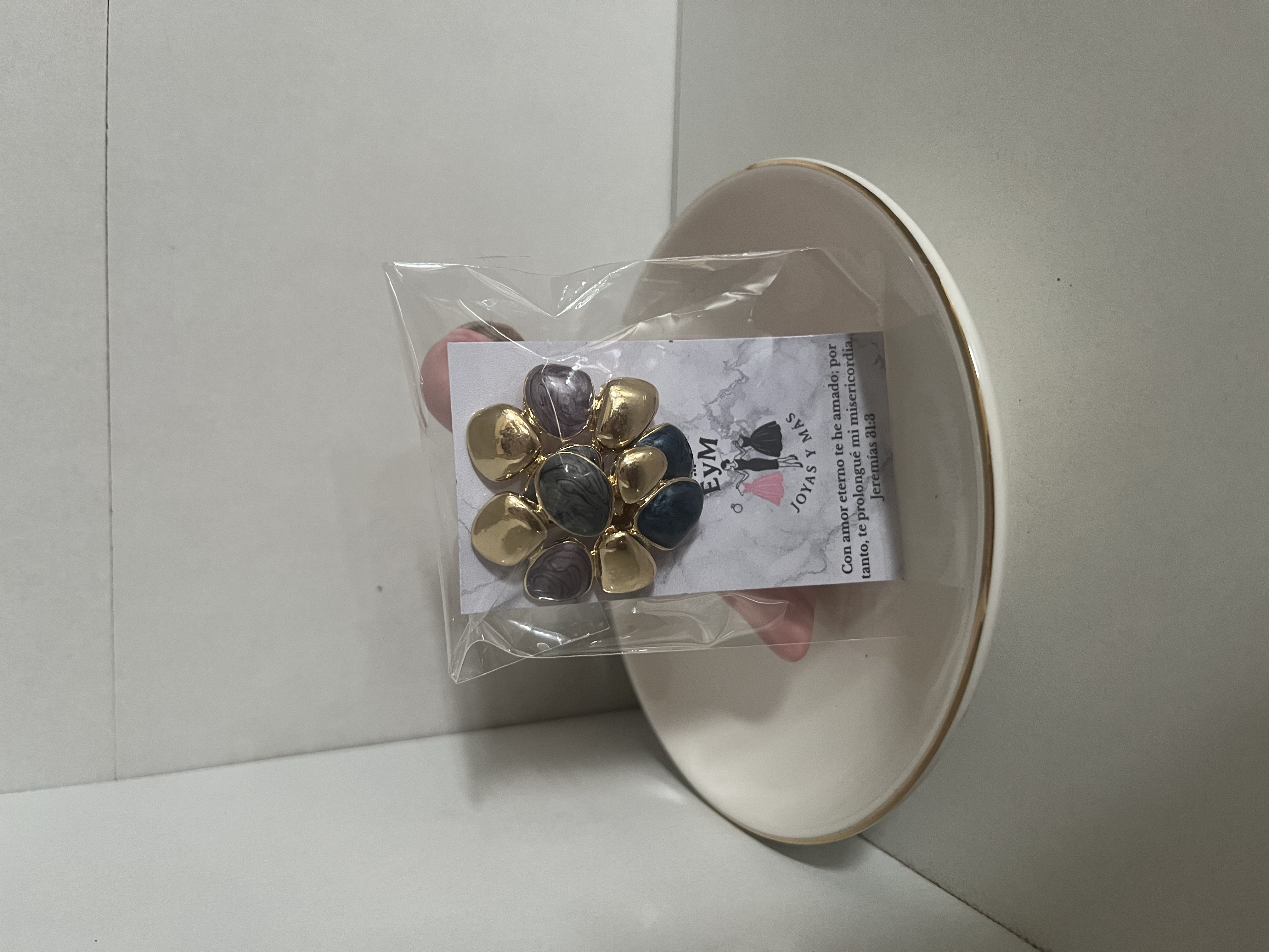 Aretes mosaico colombiano 