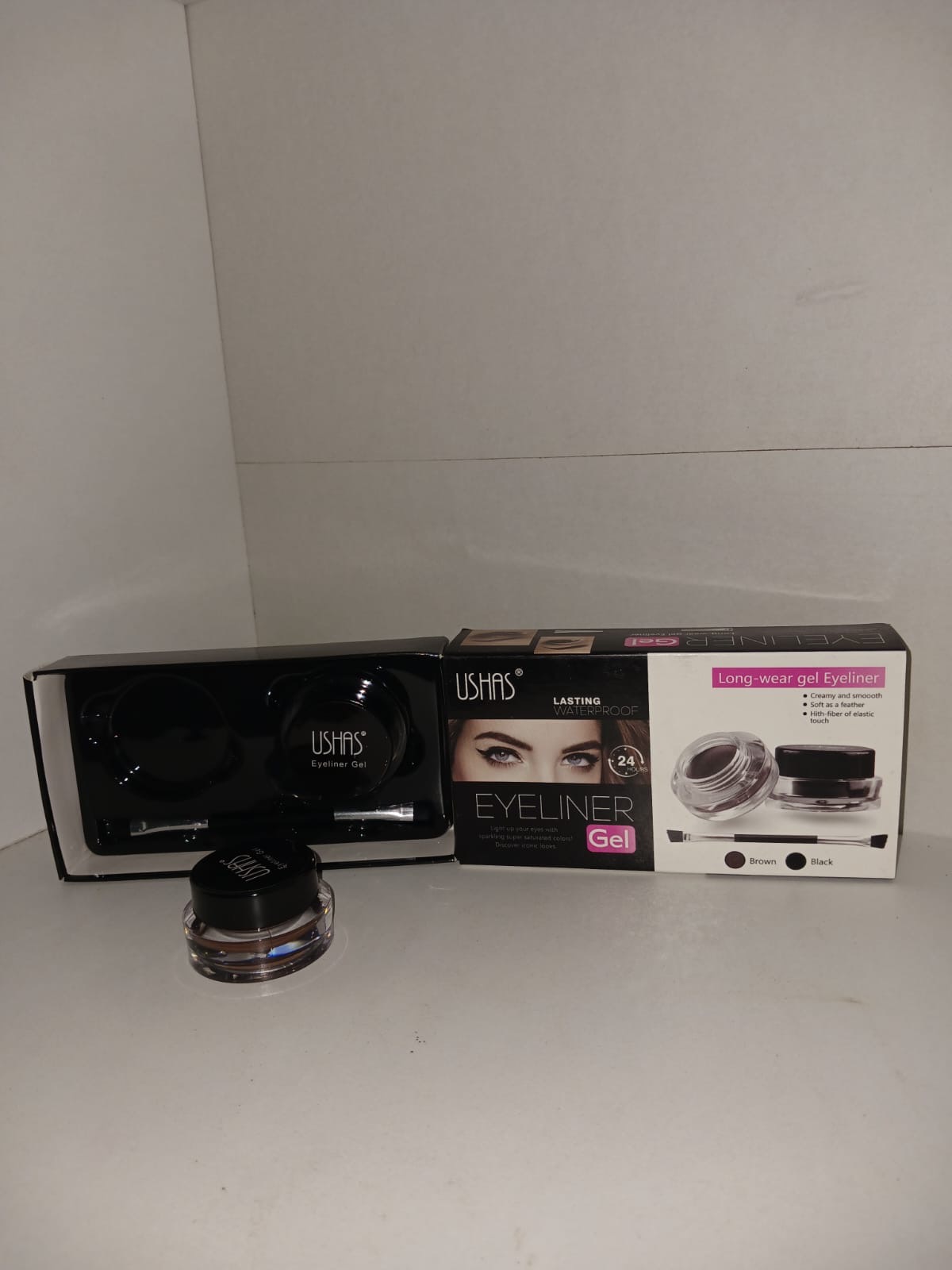 Duo delineador café y negro 