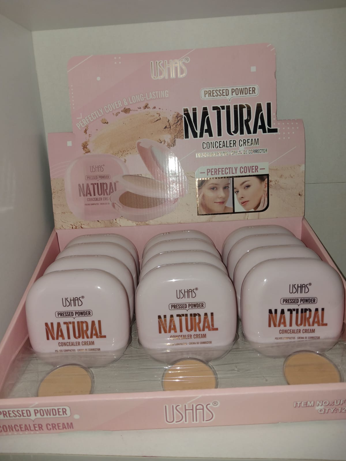Set Base de maquillaje y polvo compacto 