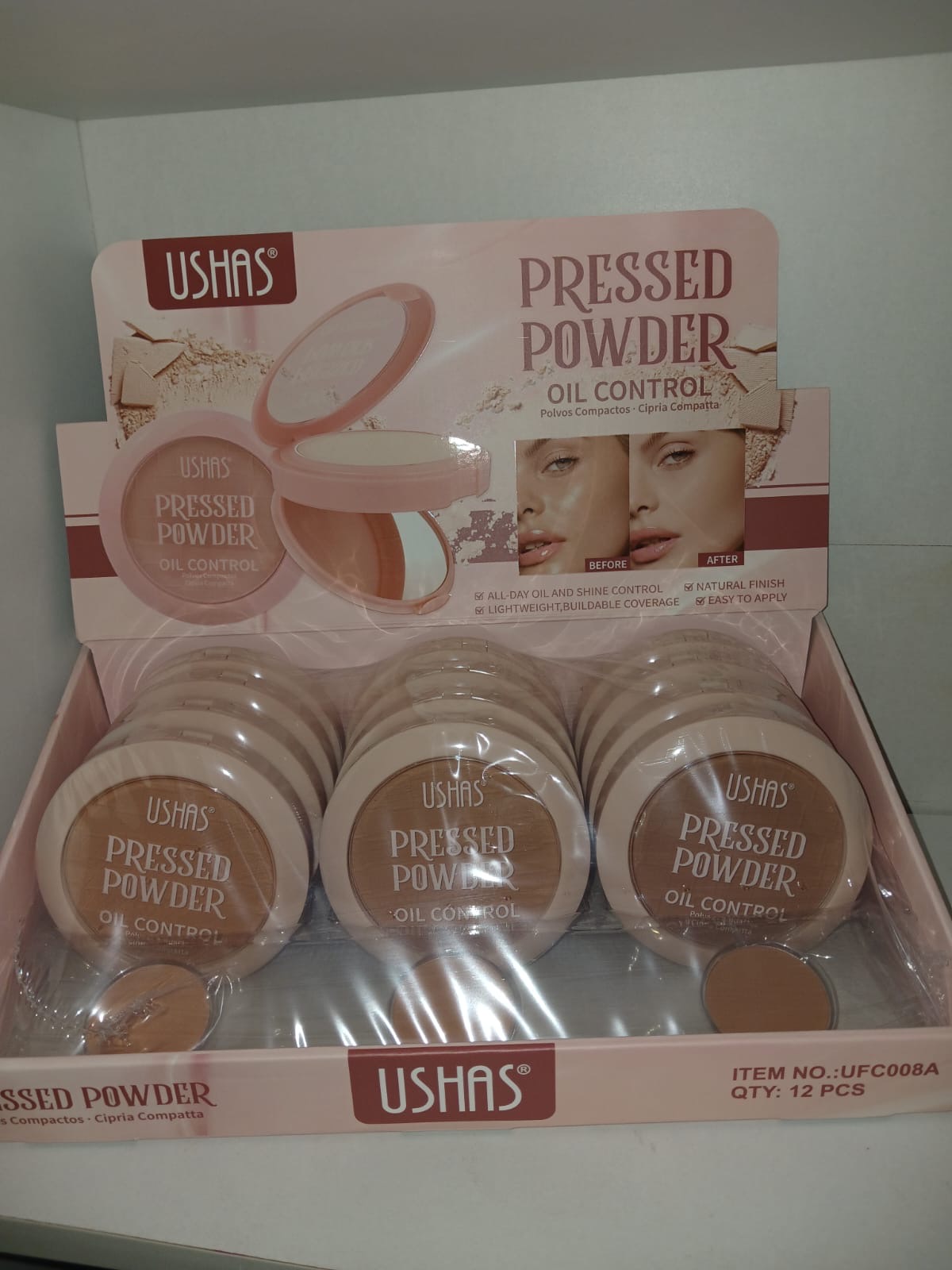 Polvo compacto Usha 