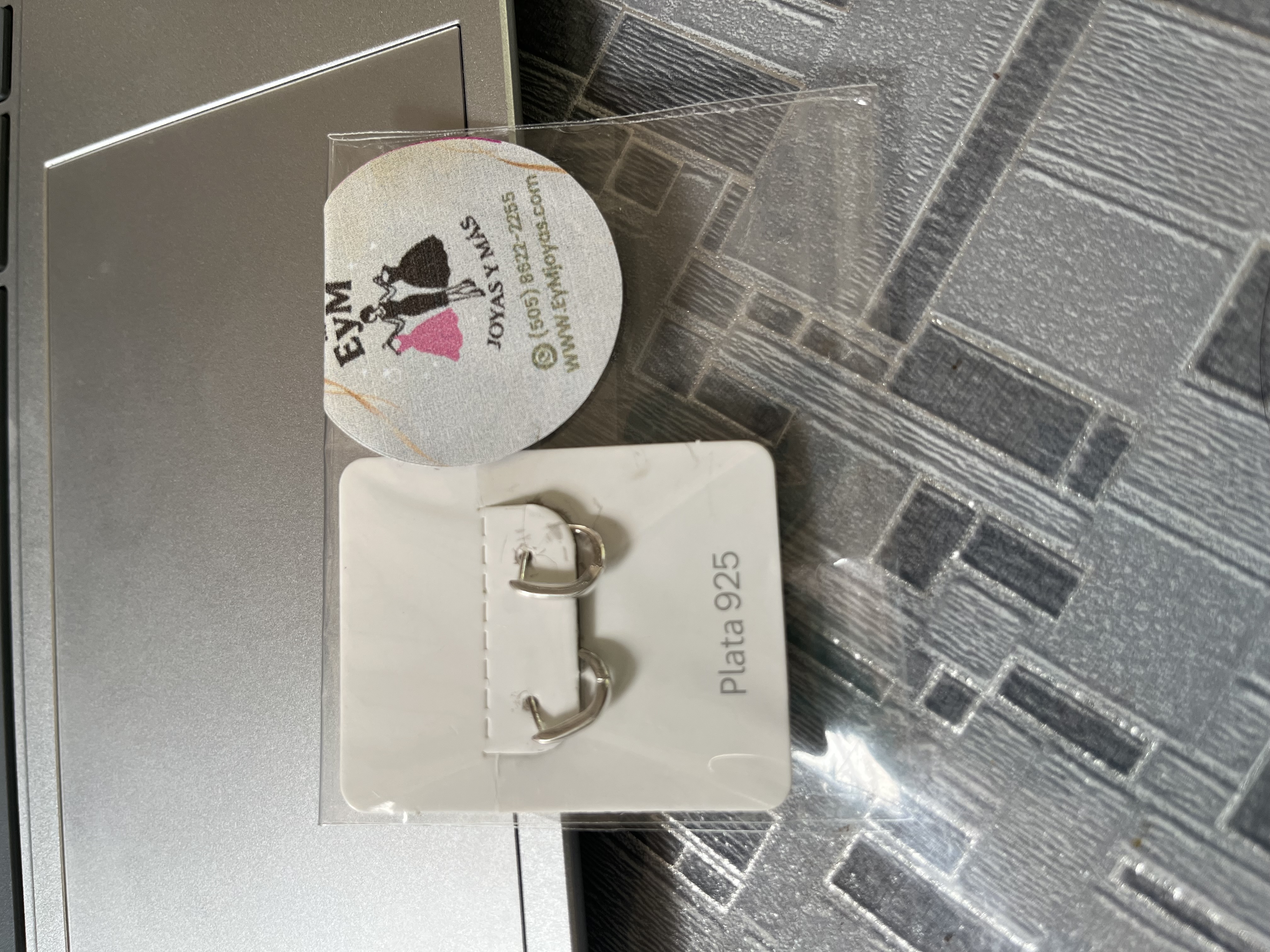 Aretes lisos hugues Plata S 925 