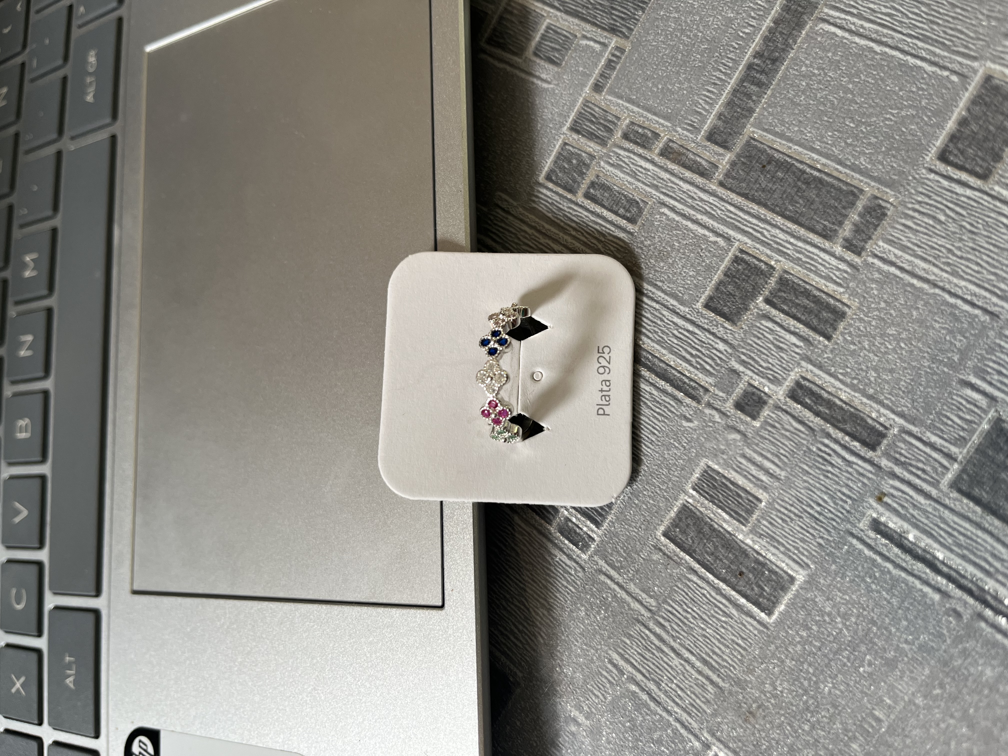 Anillo de Flores Plata S 925